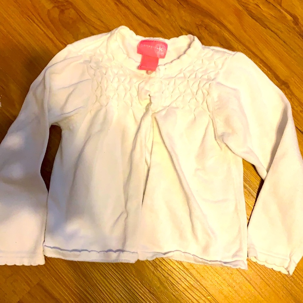 Girls White Sweater